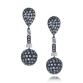 Серьги Серебро проба ниже 800 бр циркон 025 352 01 21-03110 2010 г инфо 5746w.
