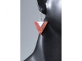 Серьги, серебро 925, коралл 001 01 21-01586 2010 г инфо 5755w.