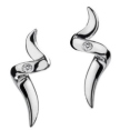 Серьги из серебра с бриллиантами Hot diamonds DE221 2009 г инфо 6240w.