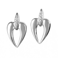 Серьги из серебра с бриллиантами Hot diamonds de191 2009 г инфо 6247w.