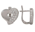 Серьги с фианитом R268260056 2010 г инфо 6435w.