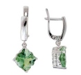 Серьги с синтетическим кварцем R2A1W0BU48 2009 г инфо 6445w.